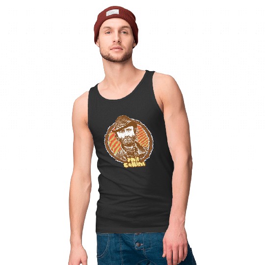 Phil Collins /// Retro 80s Fan Design - Phil Collins - Tank Tops