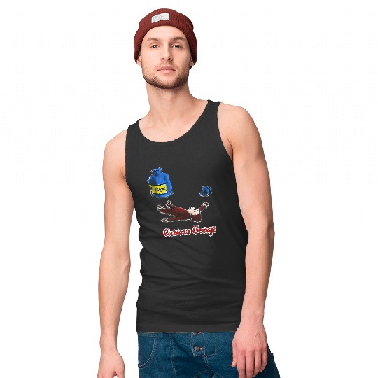Curious George Breathes in Ether Tank Tops