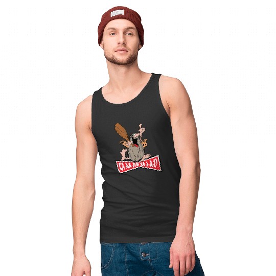 Captain Caveman Tank Top