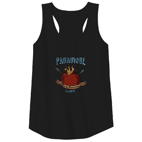 Paramore Music Tank Tops, Vintage Paramore Heart American Tour 2023