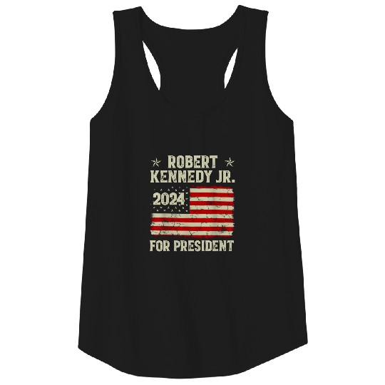 Kennedy 2024 Tank Tops, RFK JR For President 2024 Merch, RFK 2024 Tank Tops