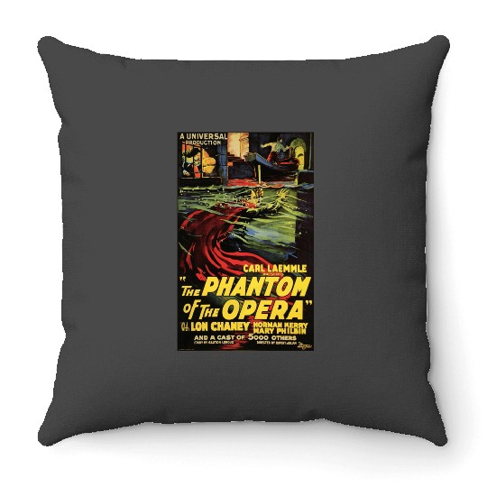 The Phantom Of The Opera Throw Pillows