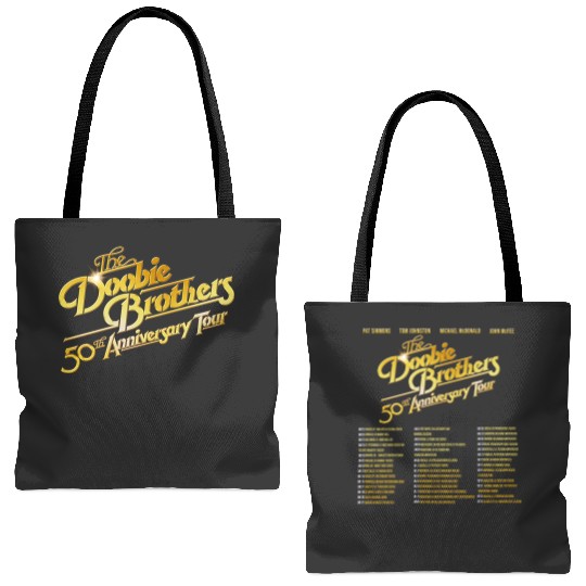 The Doobie Brothers 2023 Tour Tote Bags, The Doobie Brothers 50th Anniversary Tour Tote Bags