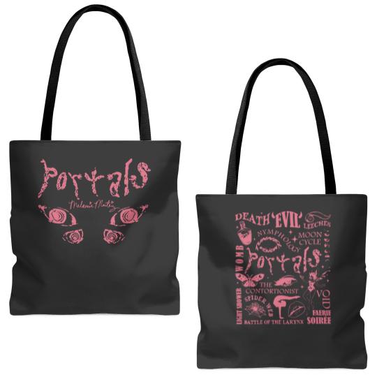 Melanie Martinez 2 Side Tote Bags (AOP), Melanie Martinez Retro Portals Tour 2023 Tote Bags (AOP)