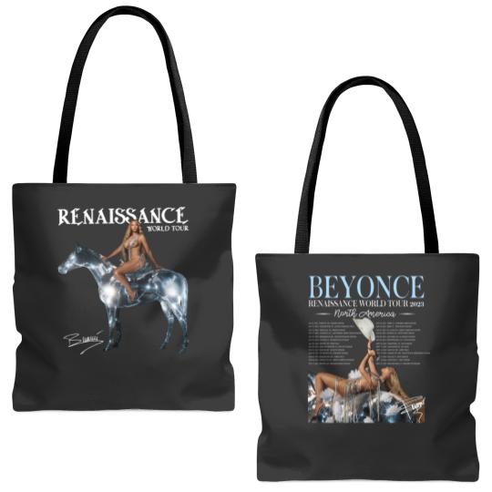 2023 Beyonce Renaissance North American Tour Tote Bags (AOP), Beyonc Tour Double Sided Tote Bags (AOP)