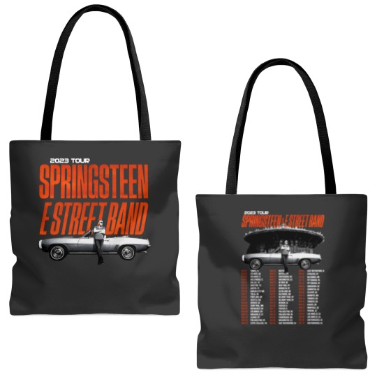 Bruces Springsteen Tote Bags (AOP) 2023 Tour Springsteens