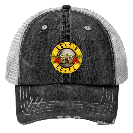 Guns and Roses Trucker Hats, Guns and Roses