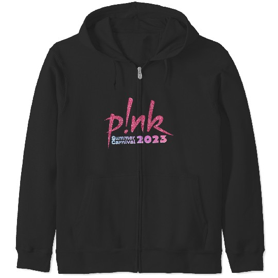Discover Pink Summer Carnival 2023 Tour Zip Hoodies