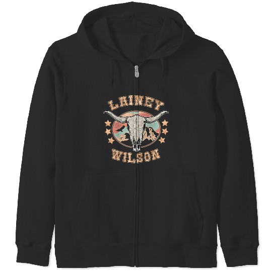 Discover Lainey Wilson Bullhead Zip Hoodies, Lainey Wilson 2023 Tour Zip Hoodies, Country Music