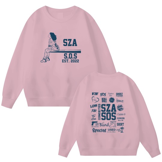 SZA JERSEY SOS Blind New Album Sweatshirt Keeps You Cozy and Comfortable