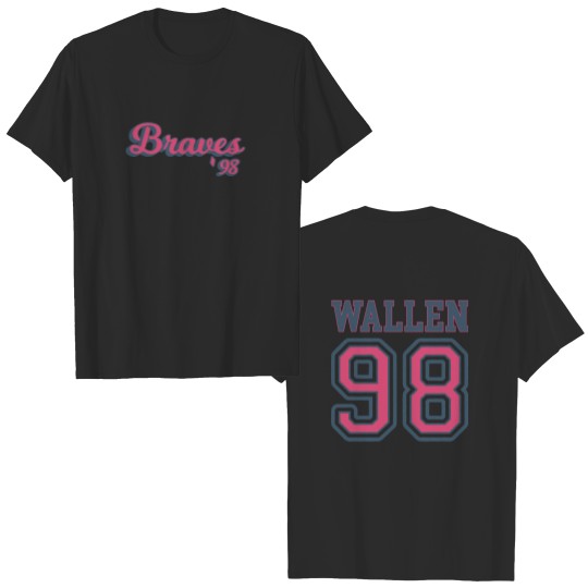 98 Braves Song 2Sides Shirt Morgan Wallen Baseball Tee Hoodie Sweatshirt -  TourBandTees