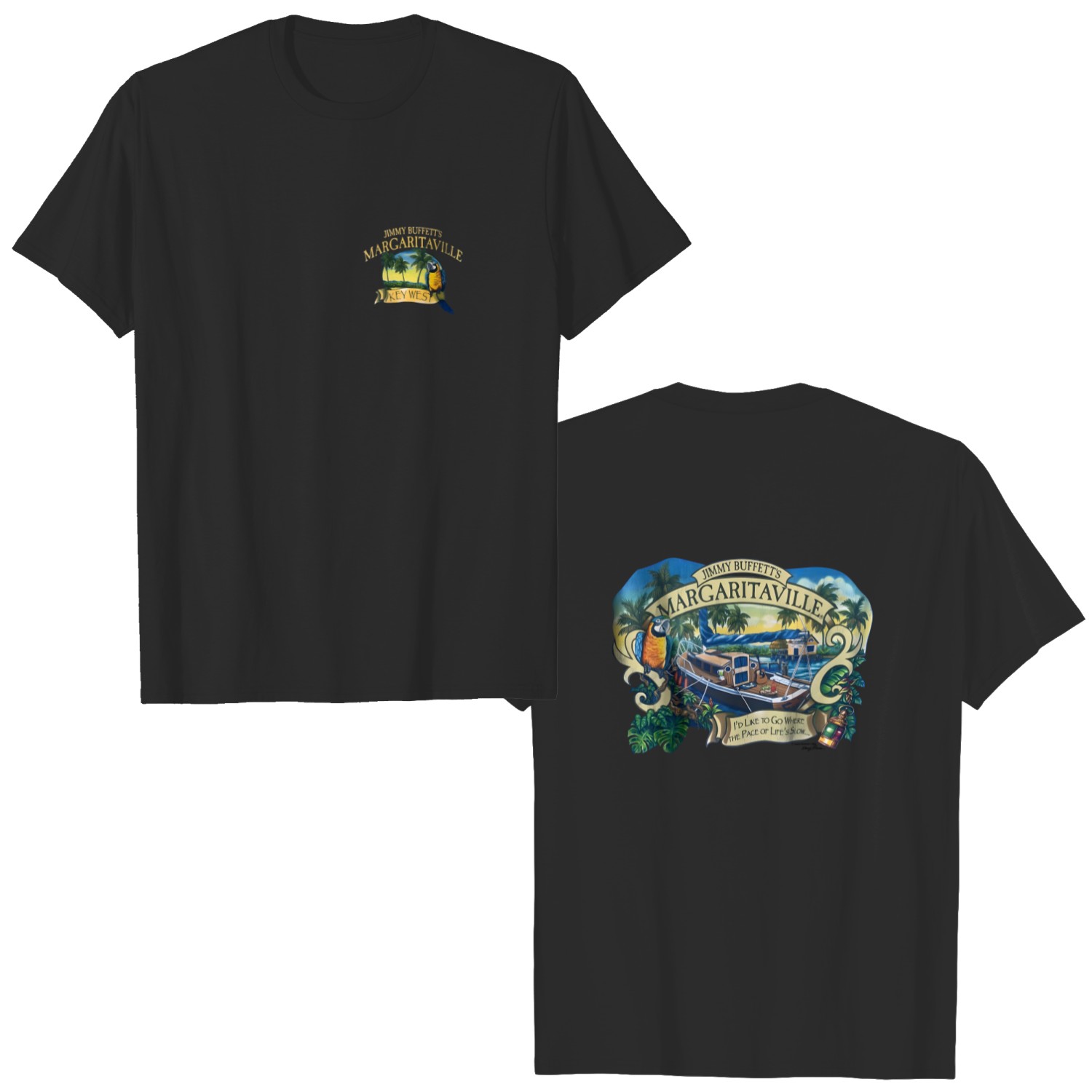 Shirts, Mens Blue Margaritaville Shirt