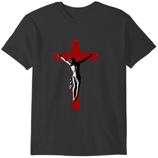 Crucifixion Of Jesus Street Art Banksy Stile T-shirt