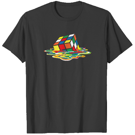 Art-O-Rama - Rubick’s Cube Melting Sheldon Cooper’s T-Shirt– Art-O-Rama - Foto 4