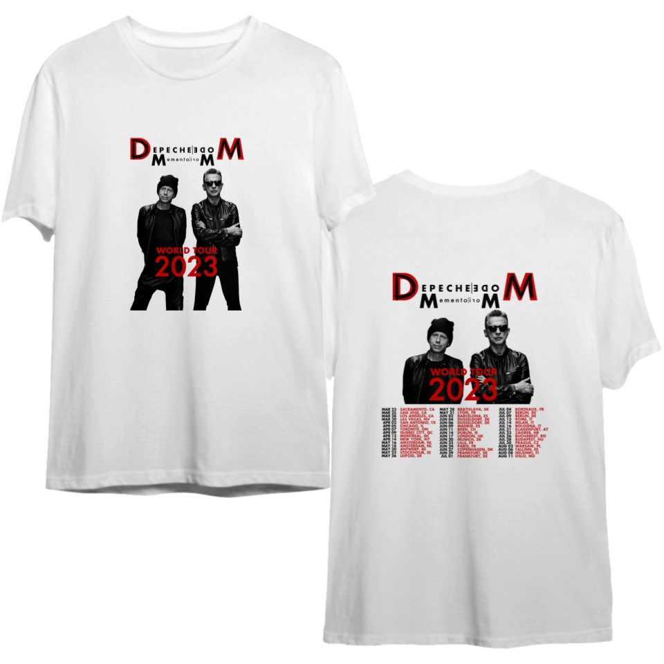 2023 Depeche Mode Violator Tour 2023 T-Shirt, 90s Depeche Mode Rock Band  Tour Shirt
