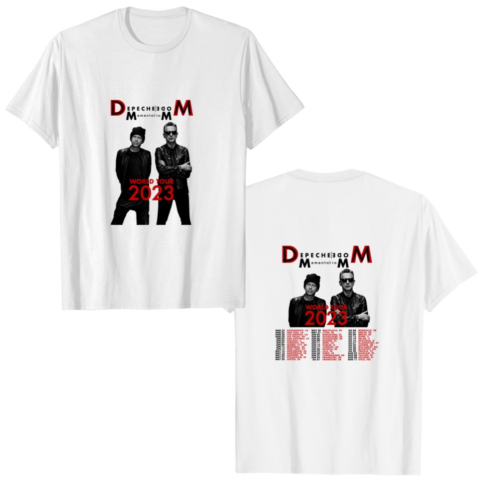 2023 Depeche Mode Violator Tour 2023 T-Shirt, 90s Depeche Mode Rock Band  Tour Shirt