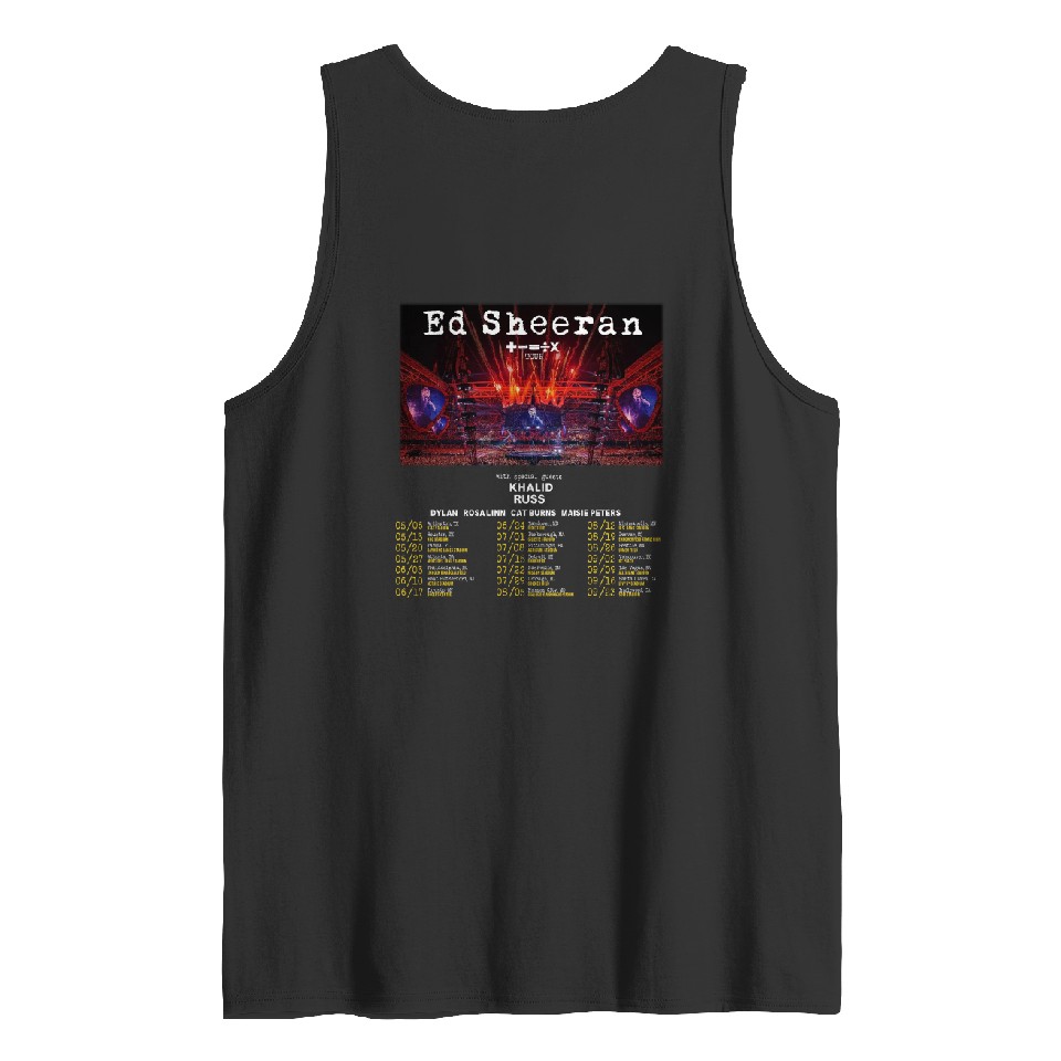 Mathematics Tour 2023 Ed Shee Merch Double Sided Tank Tops