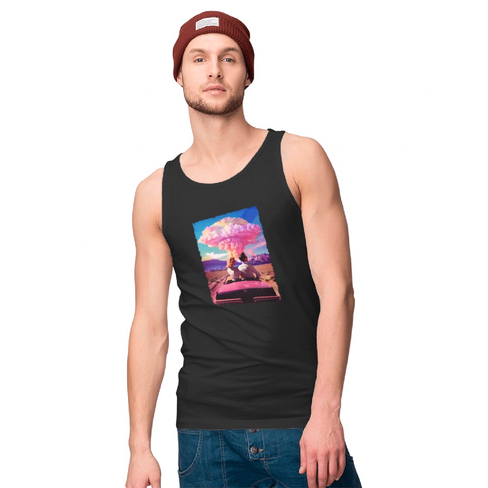 Barbenheimer Barbie the destroyer of word Tank Tops, Barbie Movie Oppenheimer Tank Tops