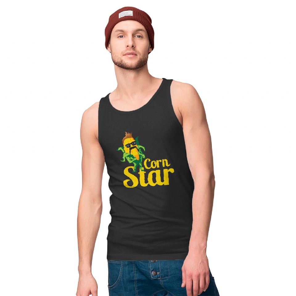 Funny Corn Star Gift For A Maize Farmer Tank Top