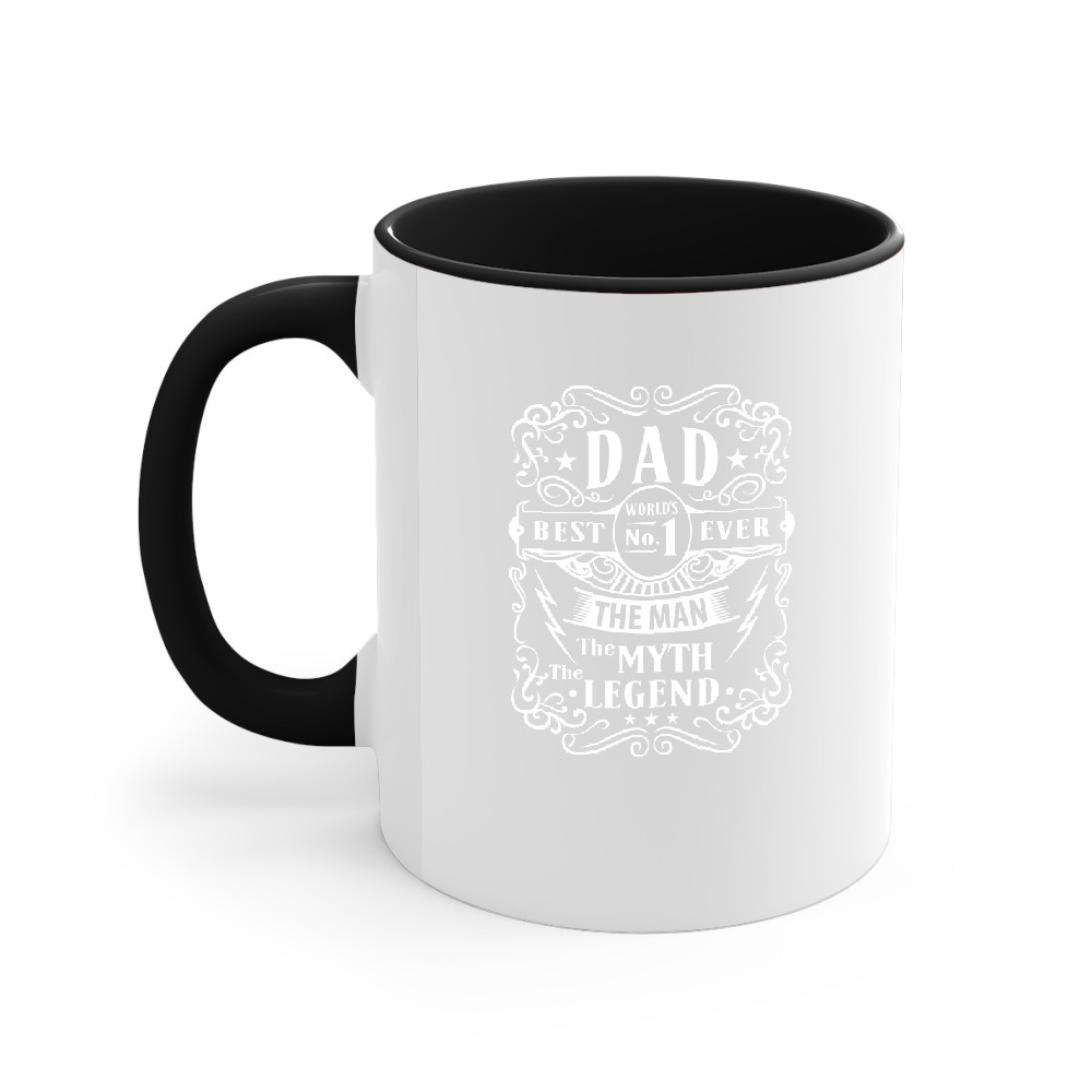 Discover The Man The Myth The Legend Back Family Unisex Accent Mugs
