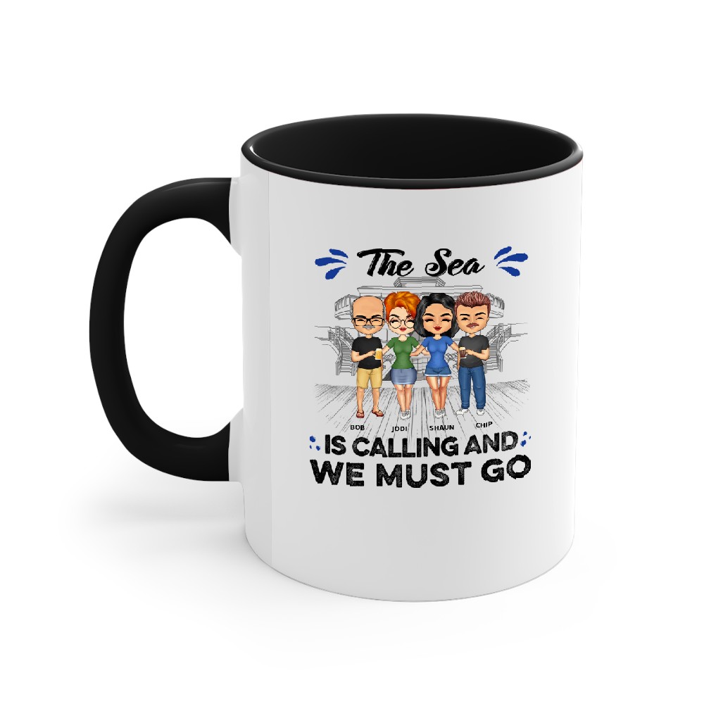 Discover Traveling Best Friends Life Is Better On A Cruise With Bestie Personalized Custom Accent Mugs