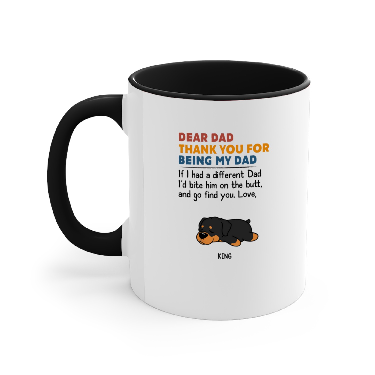 Discover Bite Him On The Butt Gifts for Dog Lovers Personalized Accent Mugs