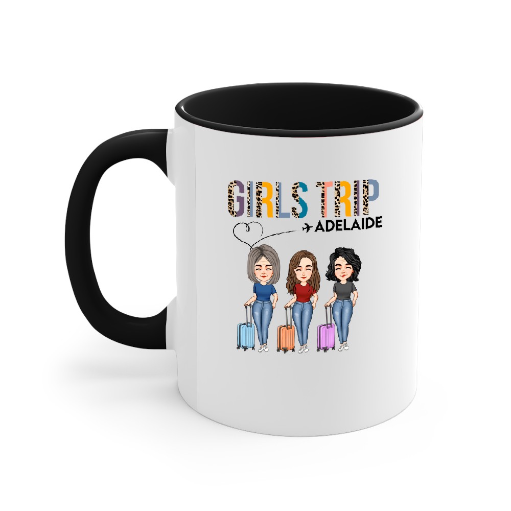 Discover It's Girls Trip - Personalized Accent Mugs