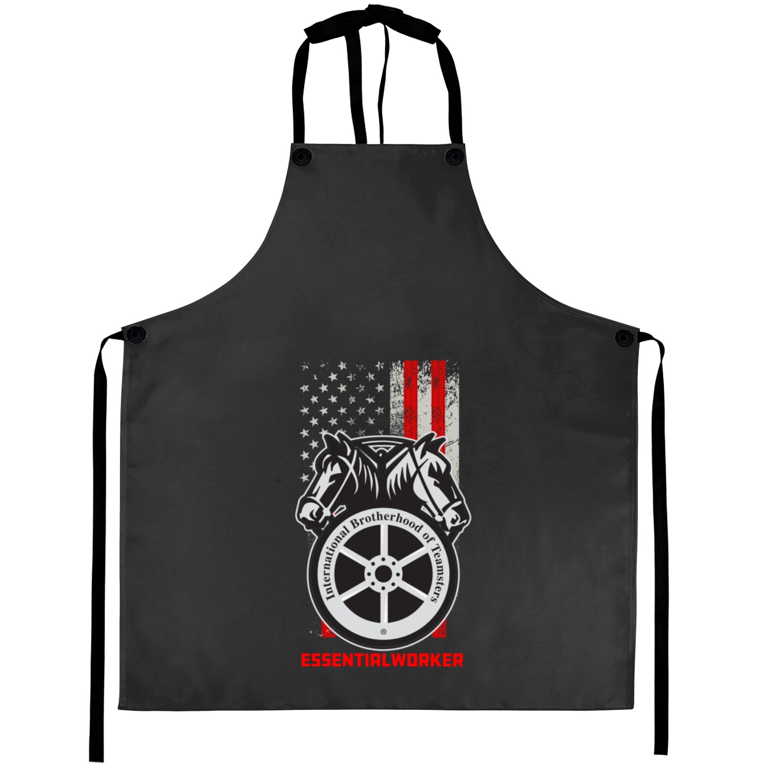 Teamsters Gift, Union Worker, Essential Worker Design   Aprons