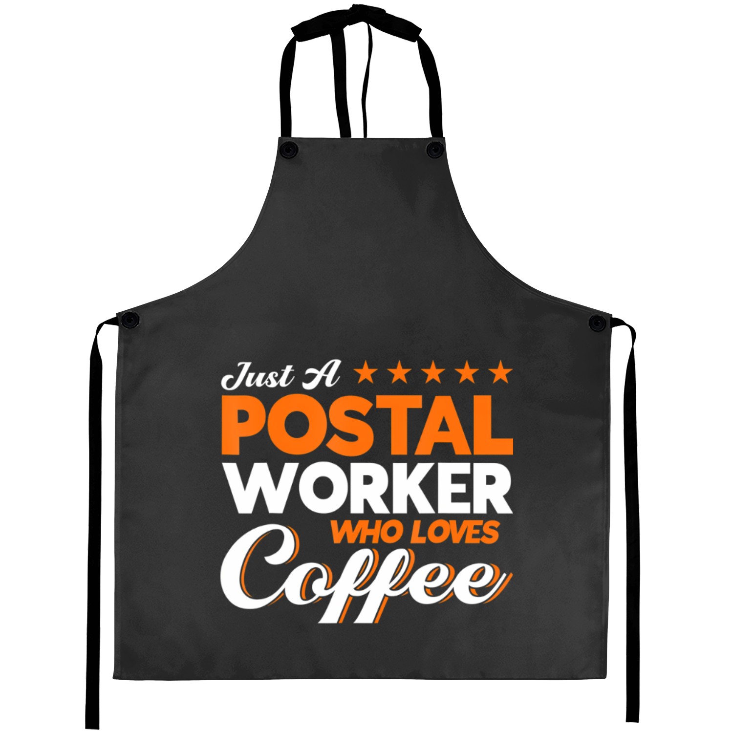 Postal Worker Postal Worker Loves Coffee Post Office Aprons