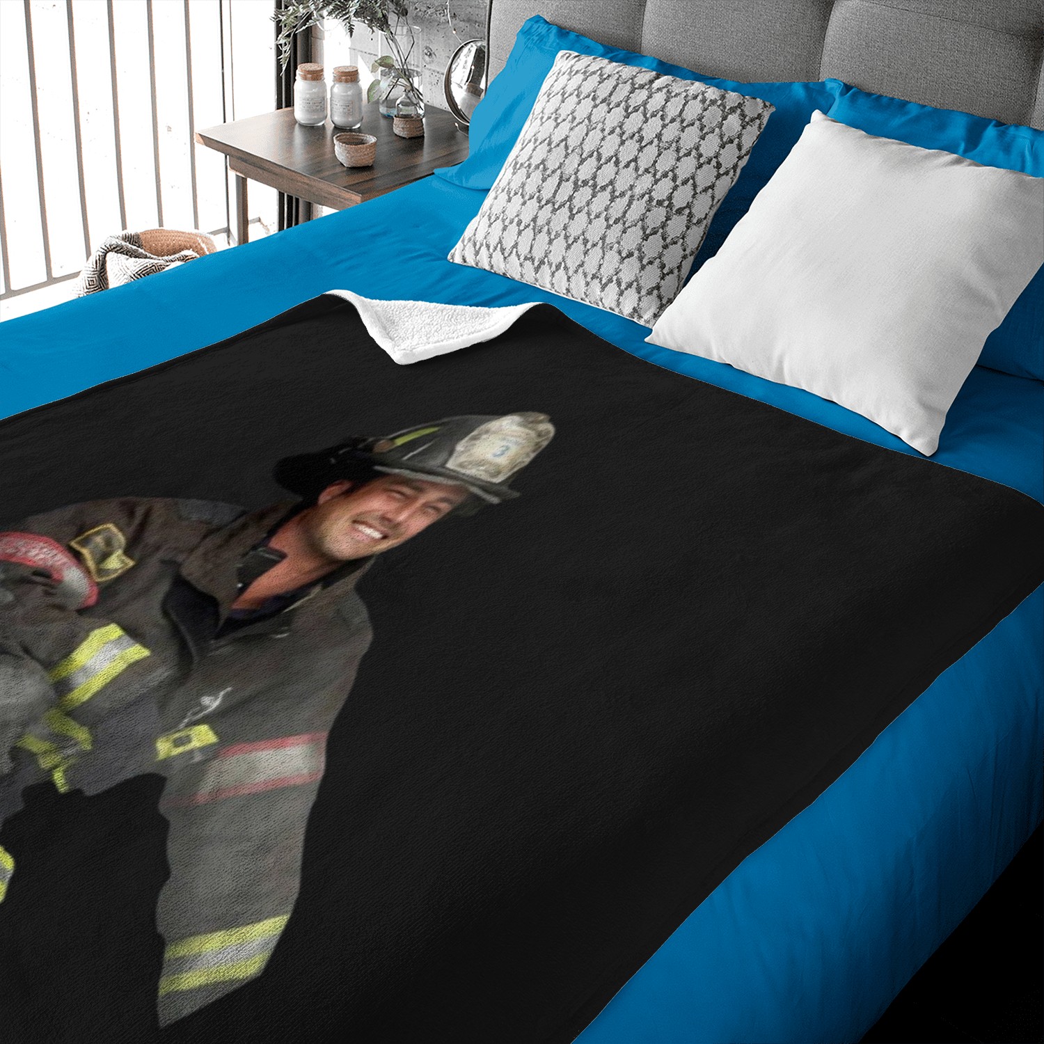 Kelly Severide Baby Blankets