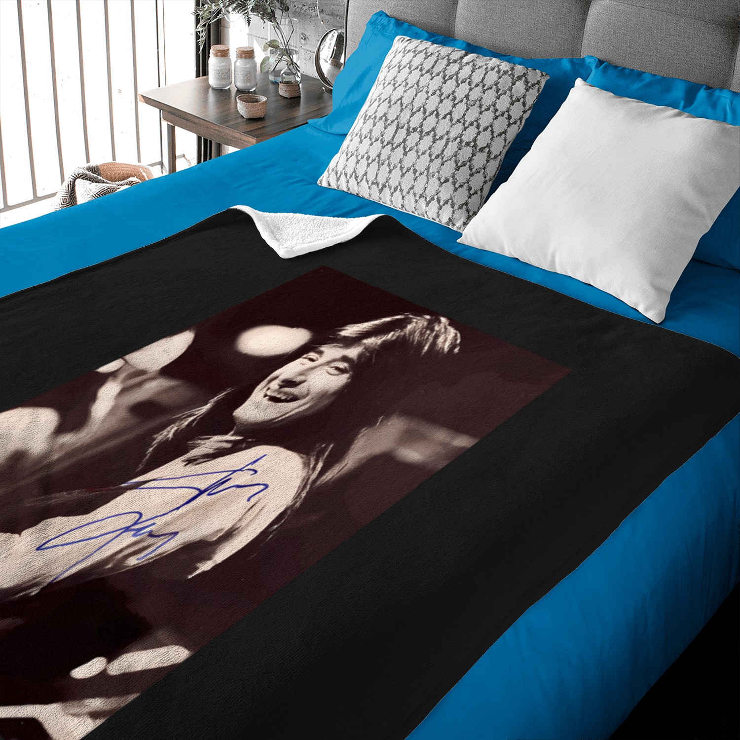 Steve-perry-autograph T-shirt Baby Blankets