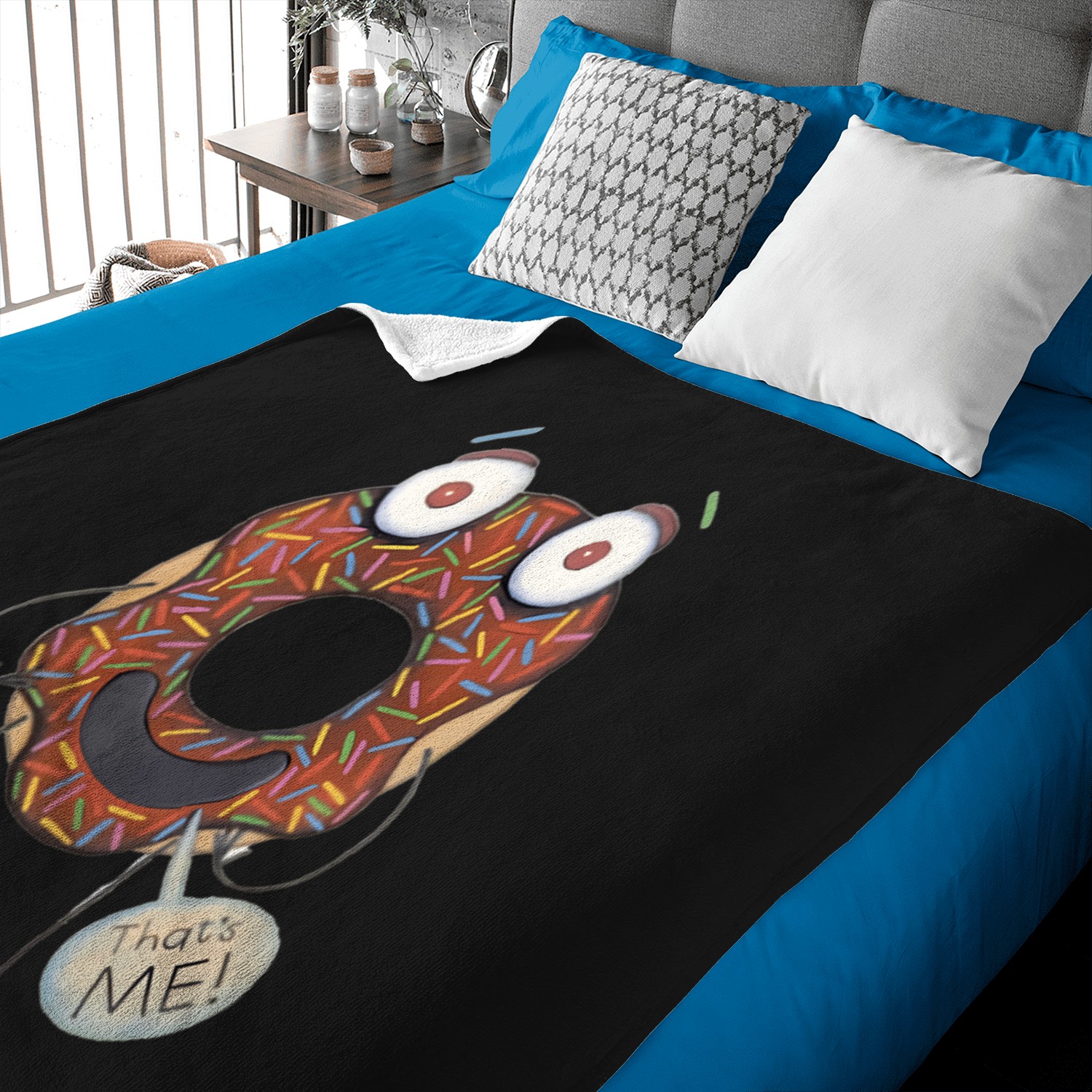 Arnie The Doughnut T-shirt Baby Blankets