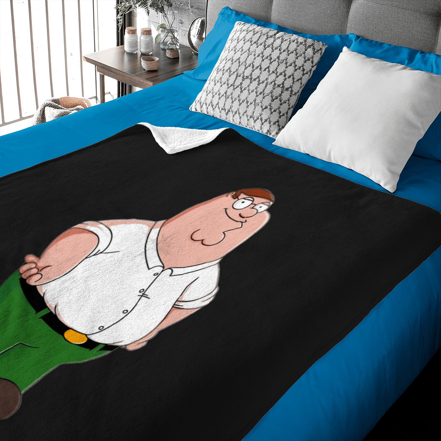 Peter Griffin There's A Message In My Alpha-bits. It Says 'oooooo.' T-shirt Baby Blankets