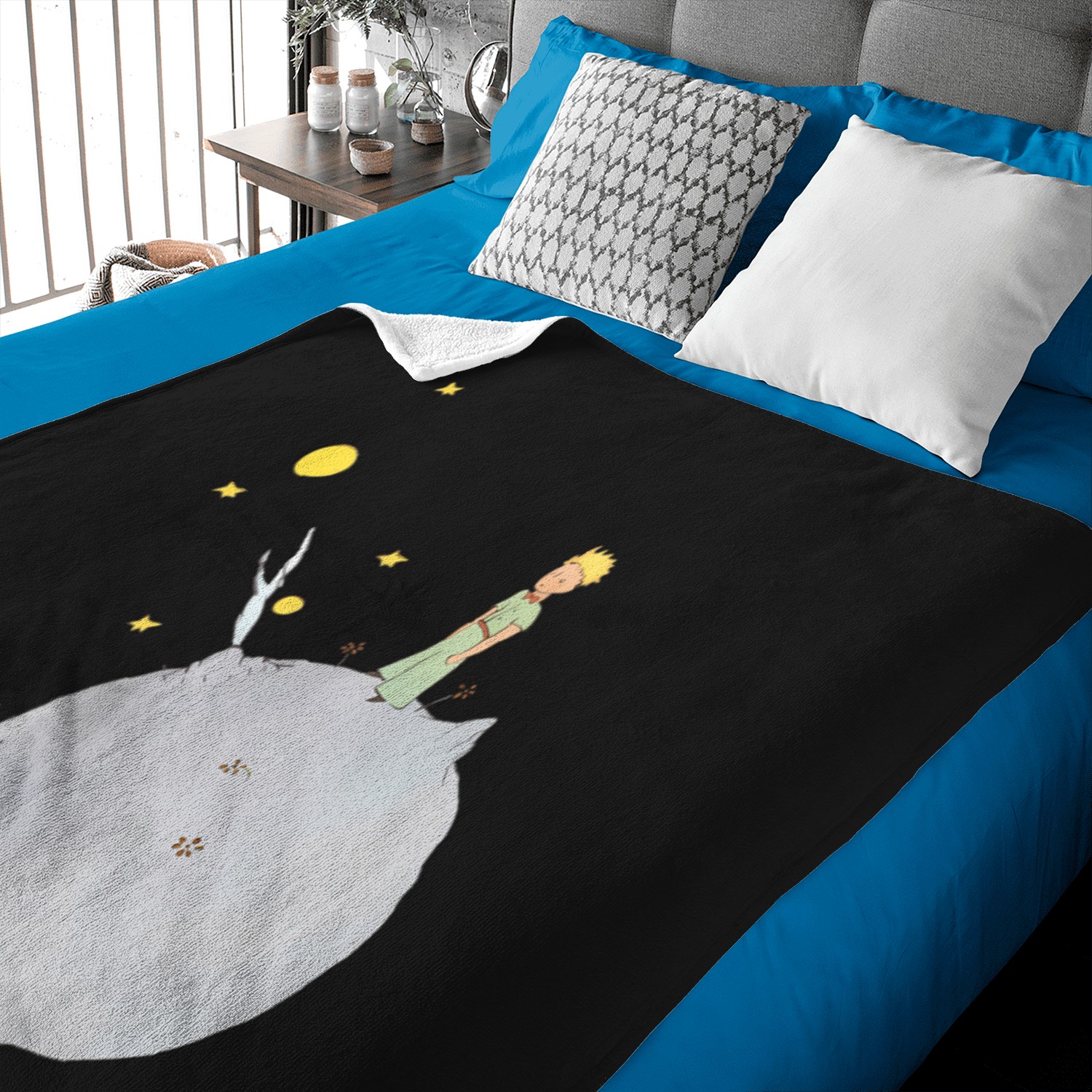 The Little Prince Fairy Tales Children's Book Cover Baby Blankets