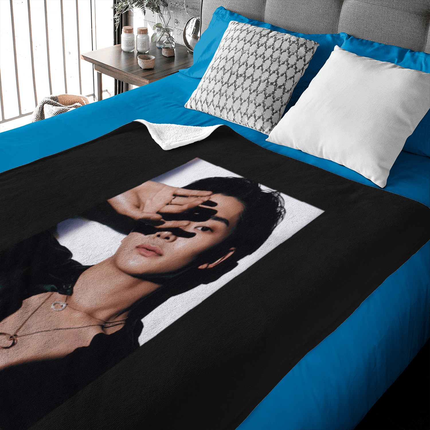 Rowoon-handsome T-shirt Baby Blankets