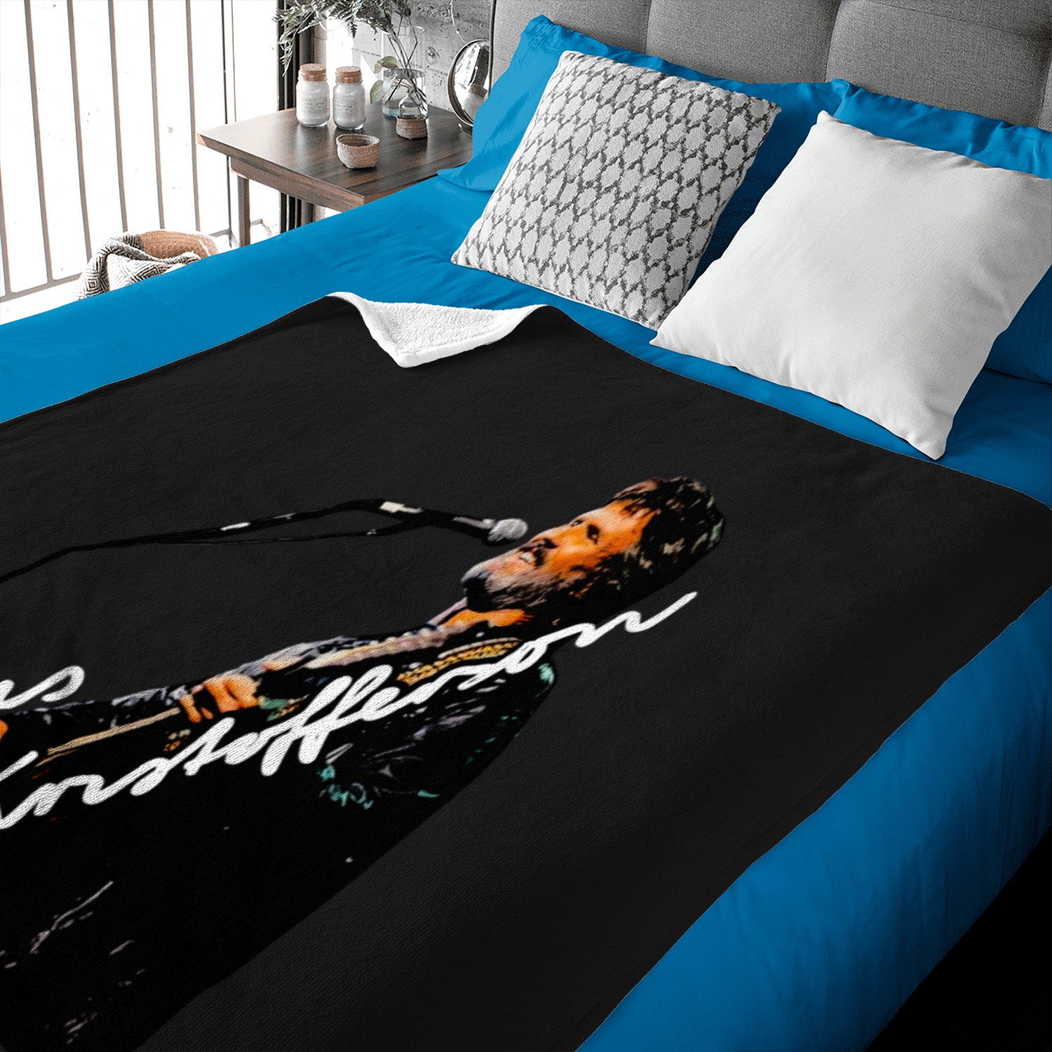 Kris-kristofferson T-shirt Baby Blankets