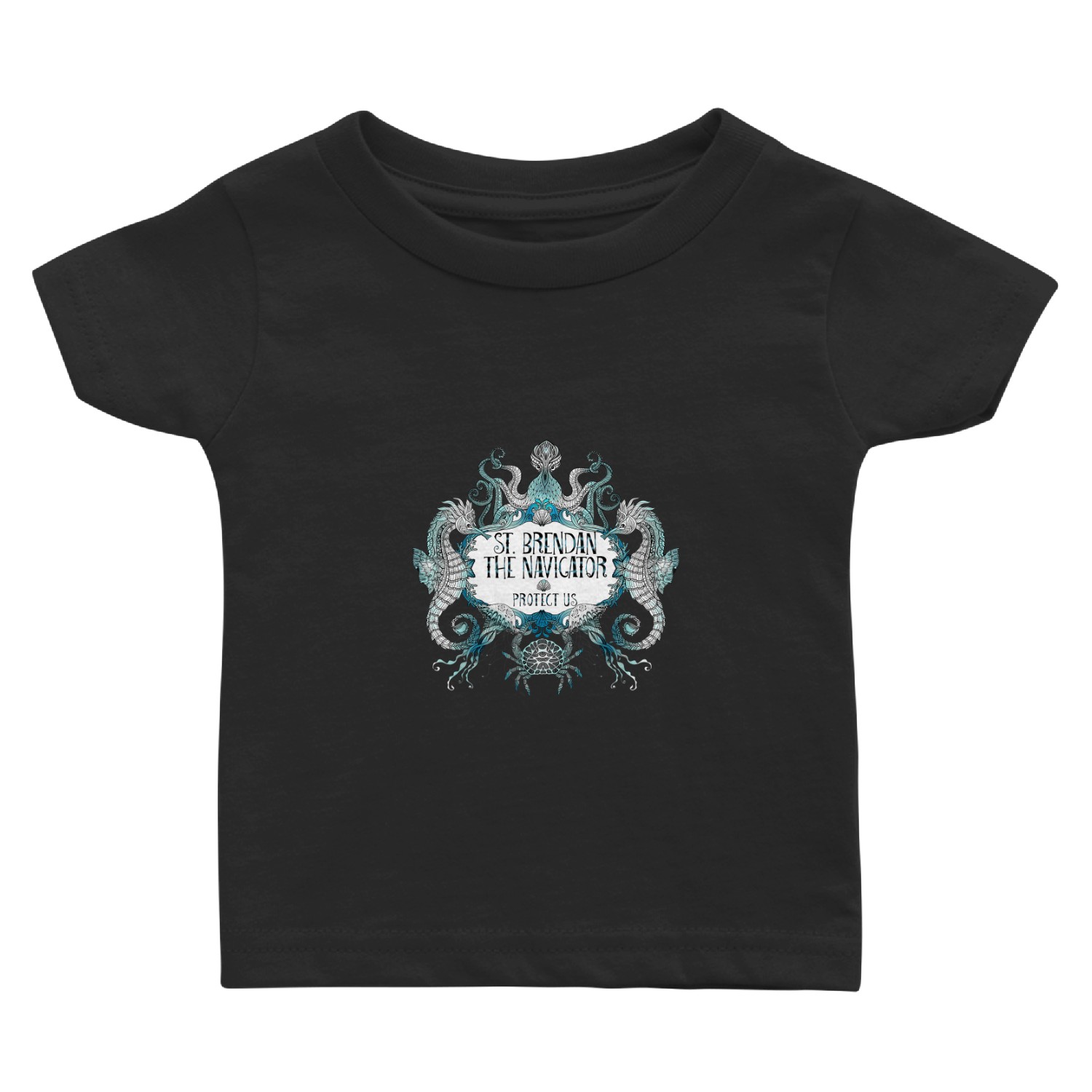St Brendan The Navigator Voyage Travelers Irish Saints Baby T-shirts