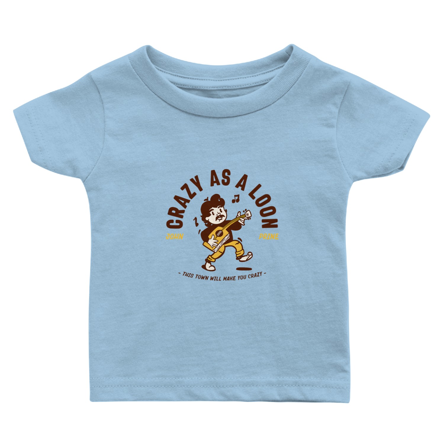 John Prine Album Baby T Shirts White Youth & Adult