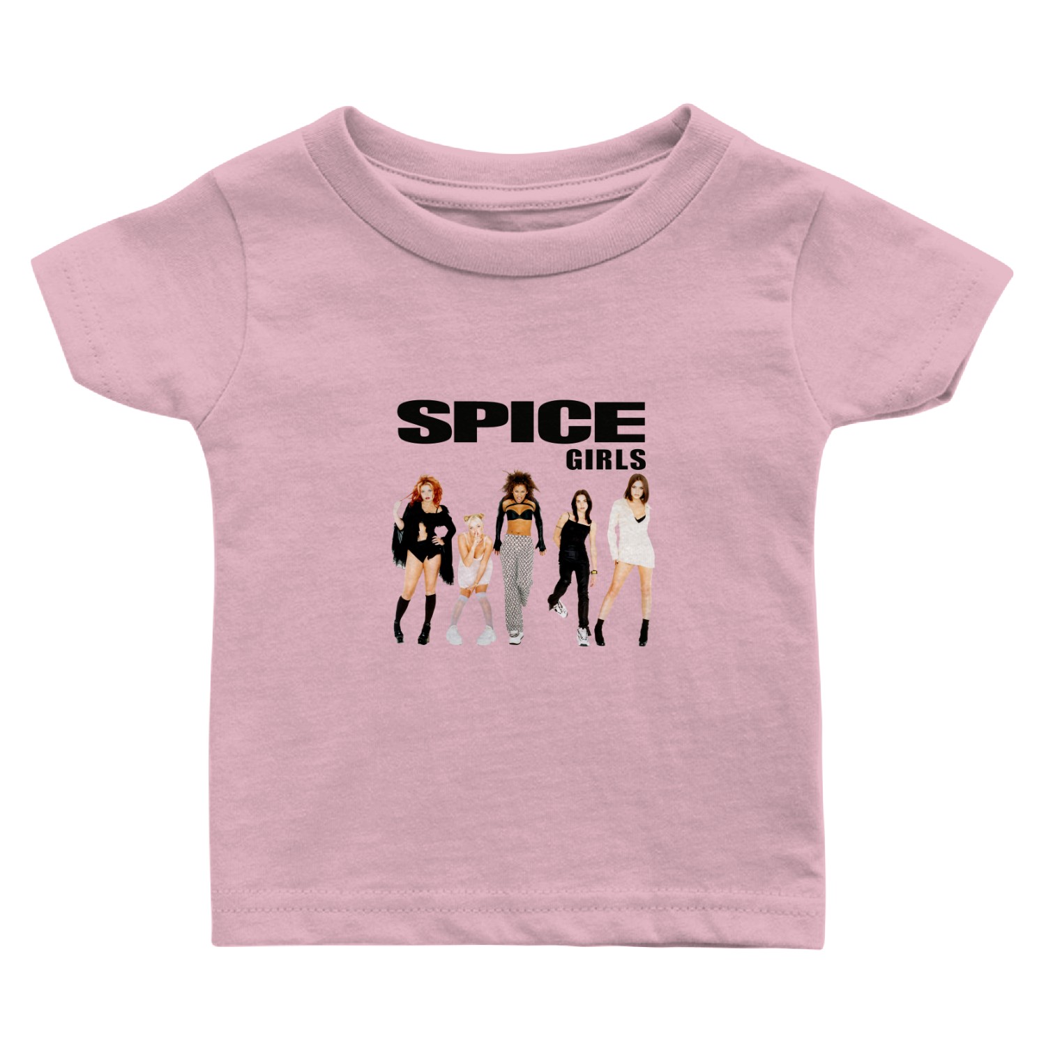 Vintage Spice Girls Photo Poses Baby T-shirt