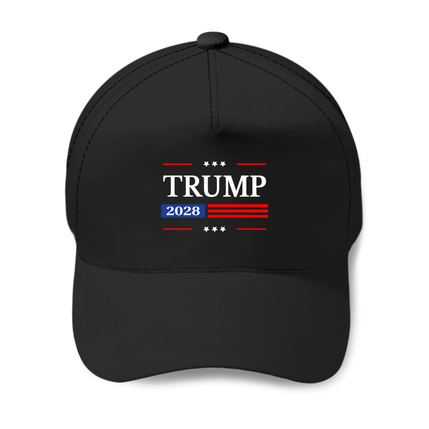 Trump 2028 For President Trump 2028 Election American Flag Baseball Caps