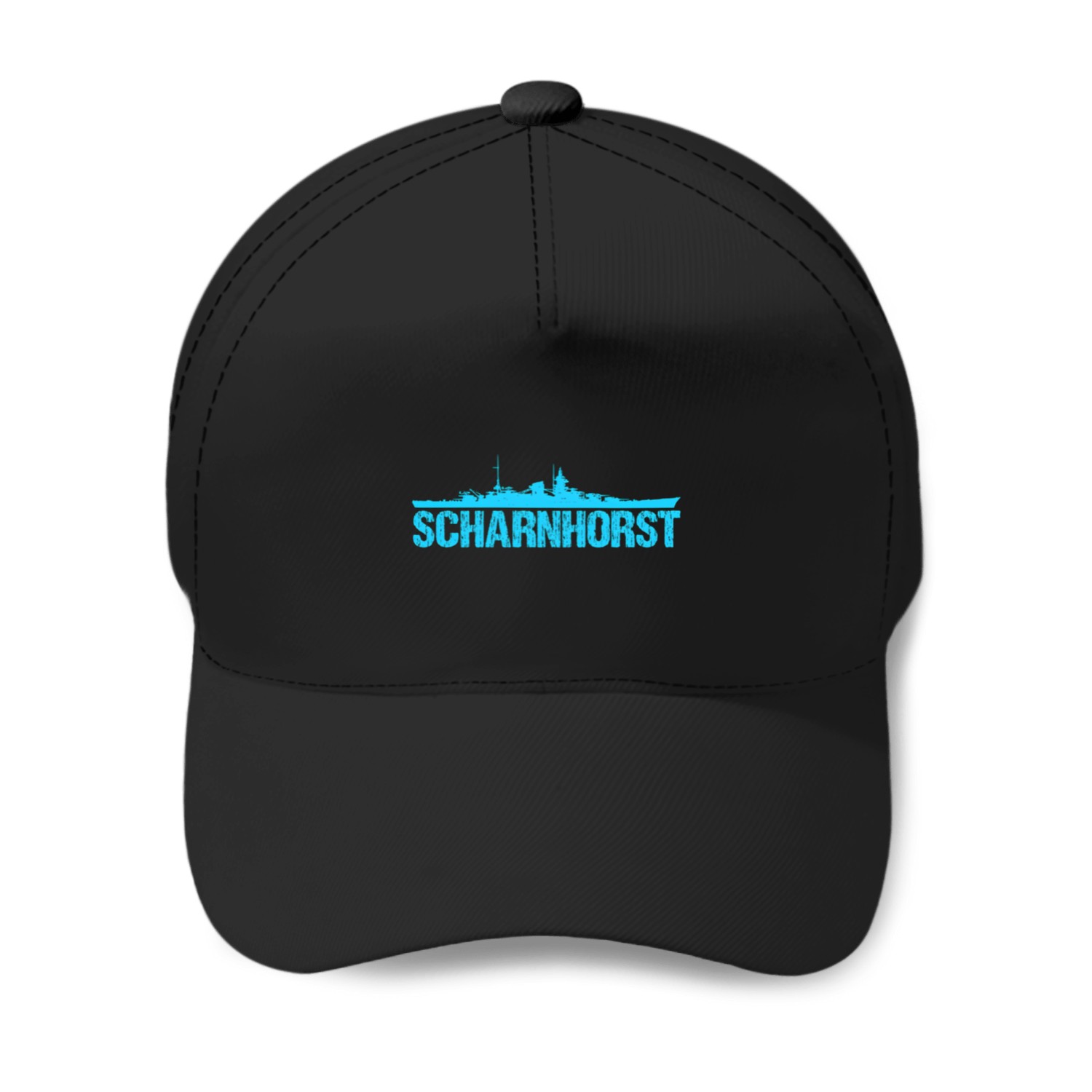 Ww2 Scharnhorst German Battleship Military History T-shirt Baseball Caps