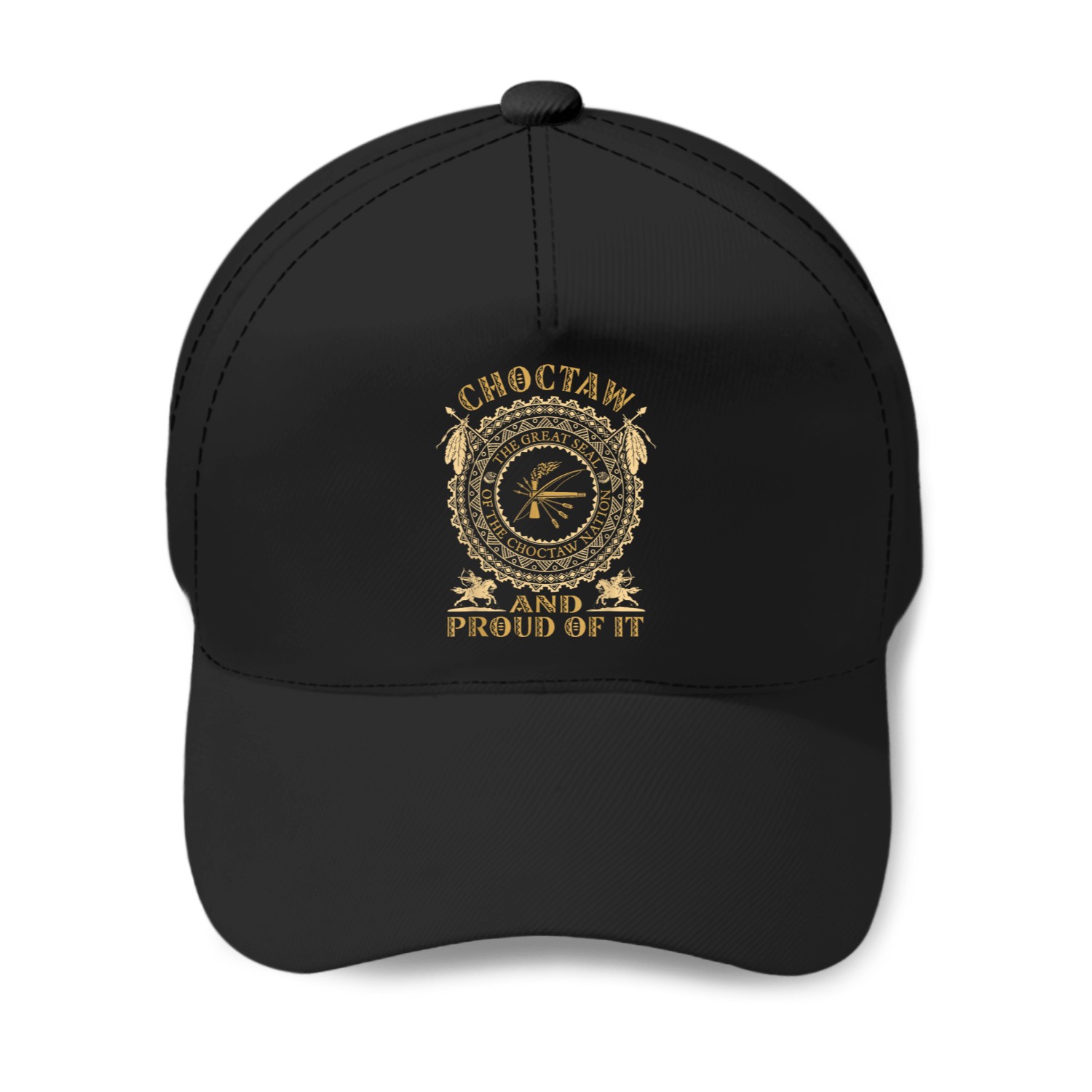 Native America Choctaw Proud The Great Seals Choctaw Nation Baseball Caps