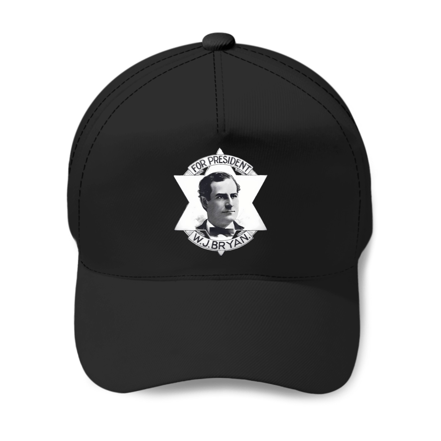 1900 William Jennings Bryan For President T-shirt Baseball Caps