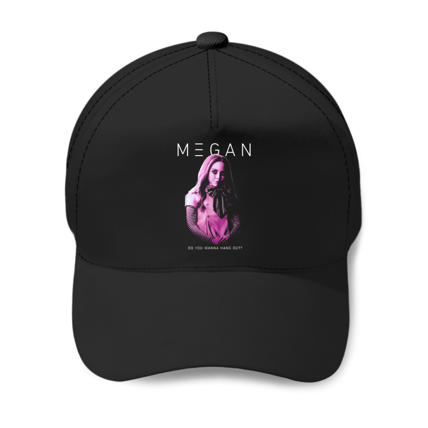 M3gan Do You Wanna Hangout Baseball Caps
