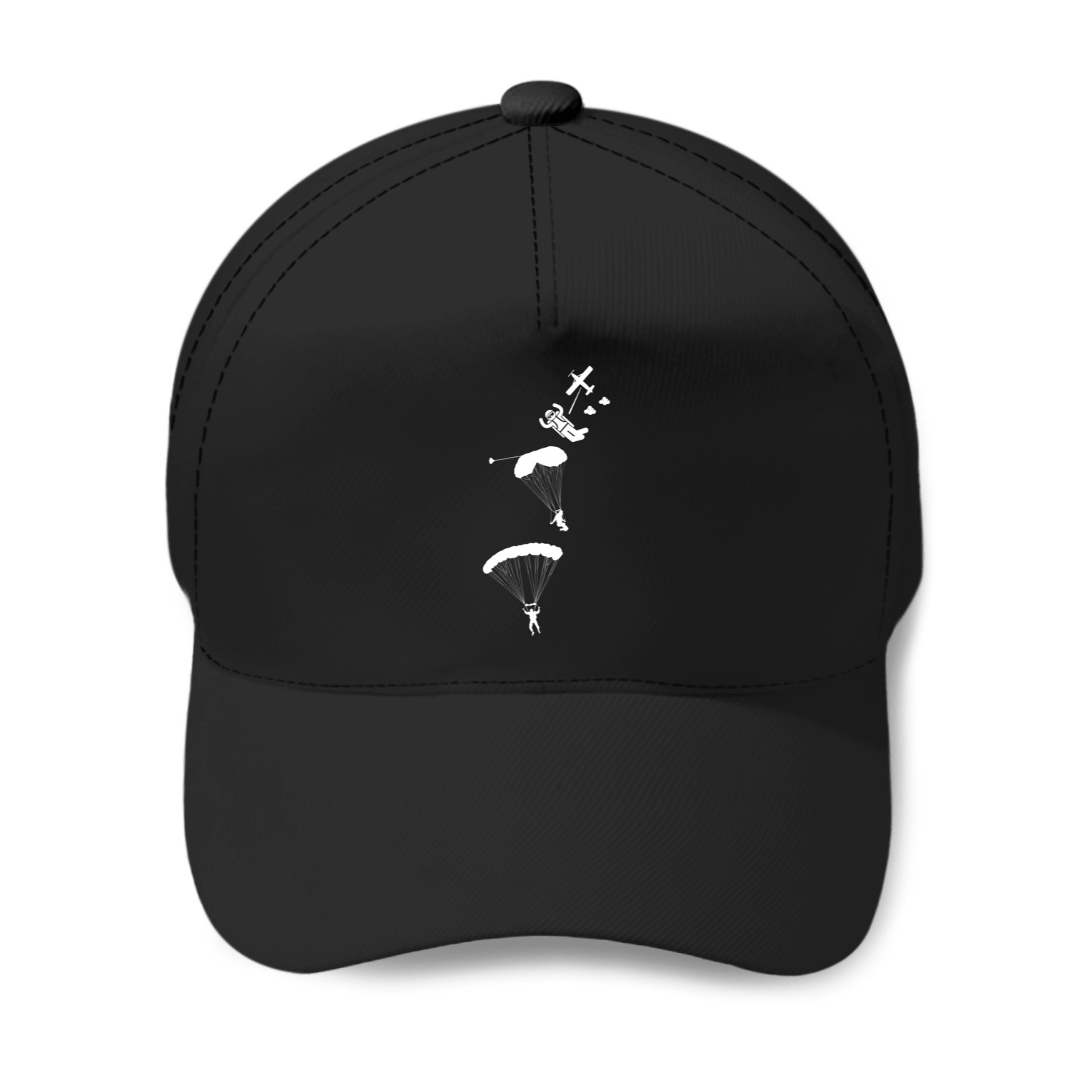 Skydiving Baseball Caps