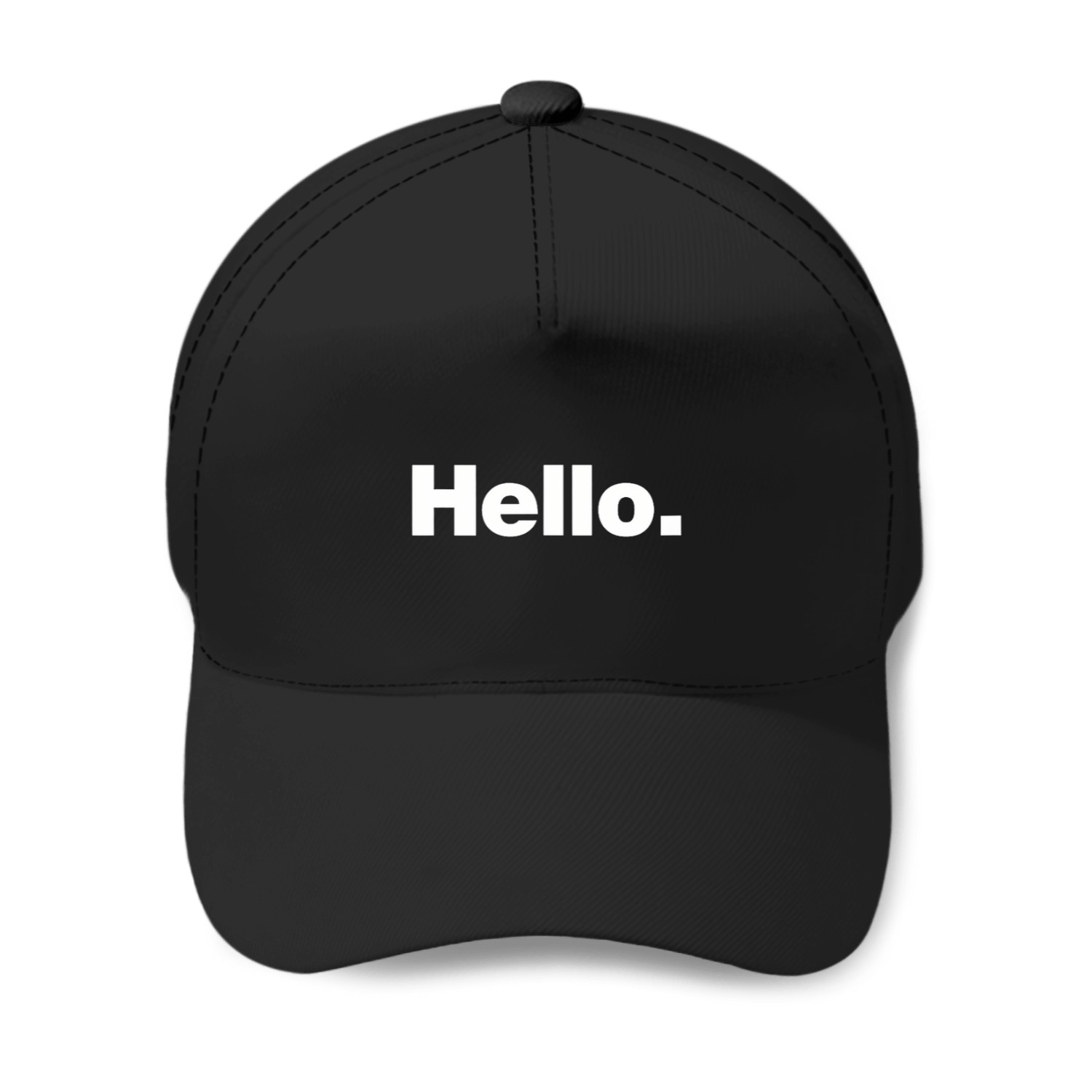The Word Hello A Design That Says Hello Baseball Caps