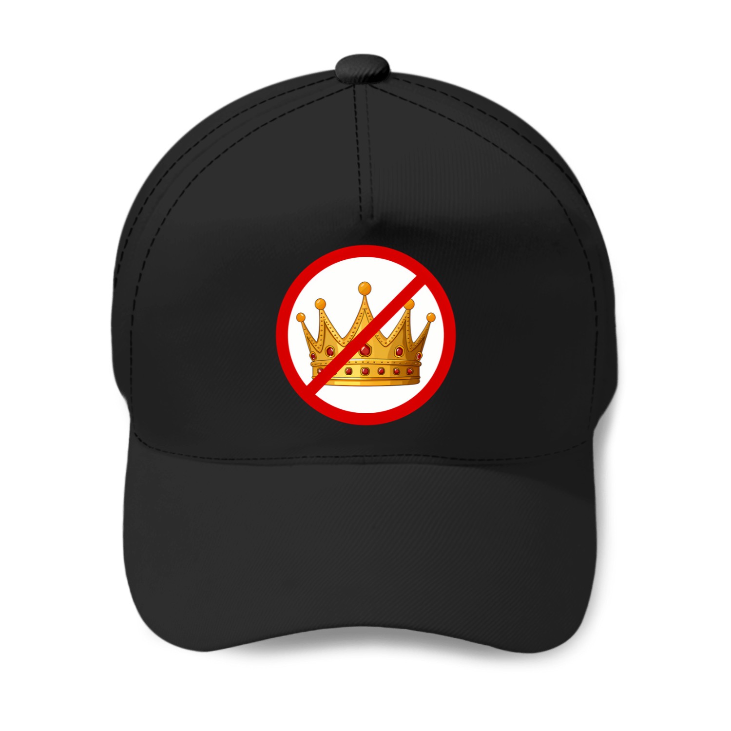 No King � Resist Authoritarianism Defend Democracy Baseball Caps