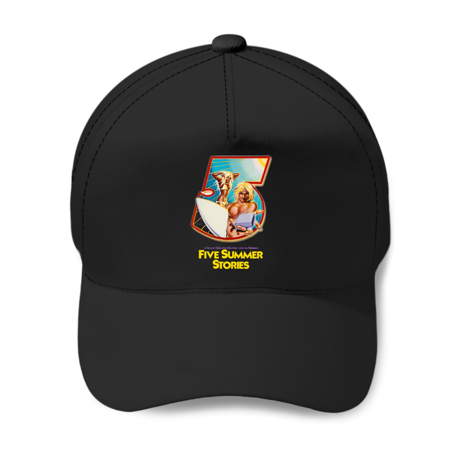 Five Summer Stories Surf Classic 70s T-shirt Baseball Caps