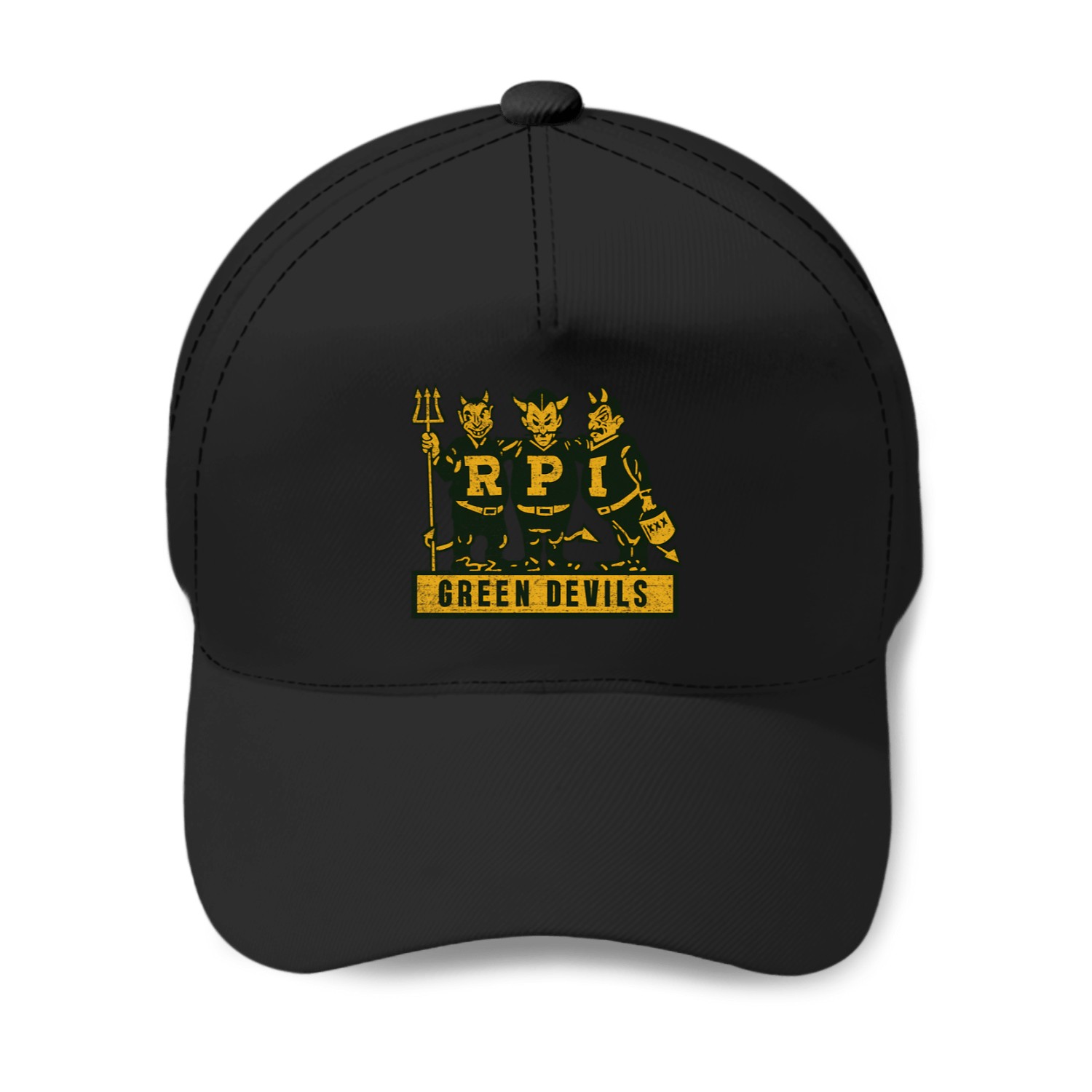 Richmond Professional Institute Green Devils Shirt Gear Baseball Caps