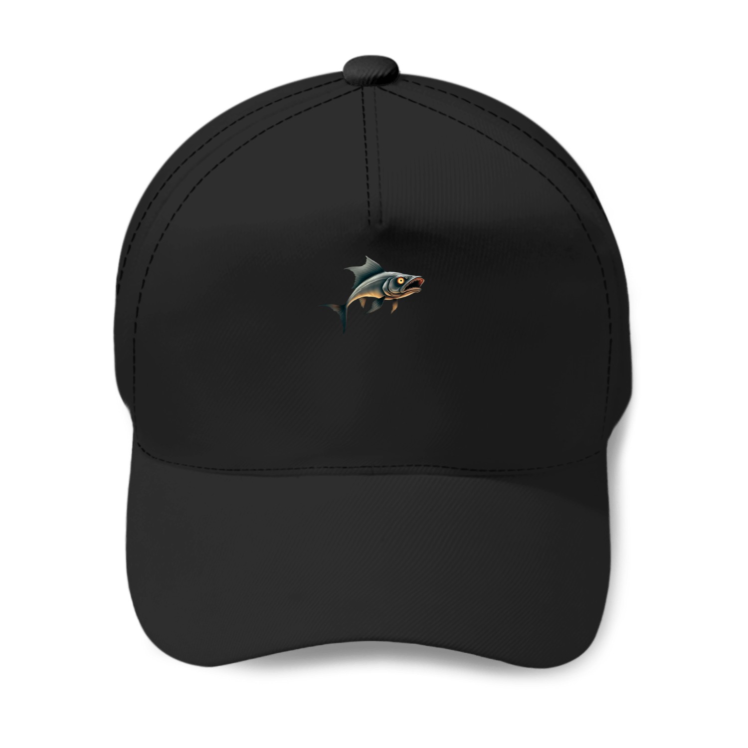 Garfish Angry Fish Baseball Caps